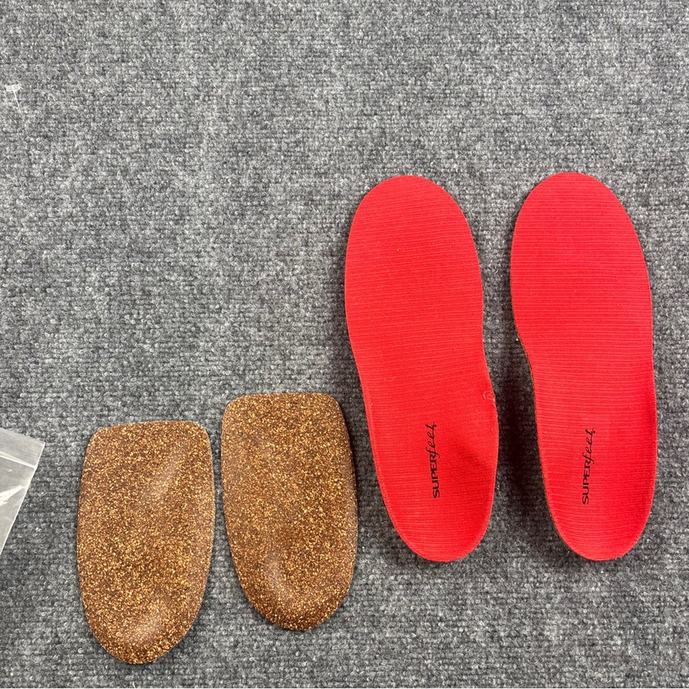 SUPERFEET Women’s Cork Boot Insole NWT Size: 8-9